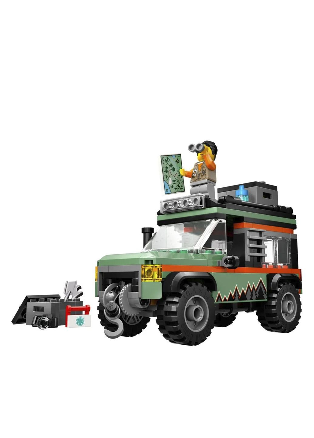 Конструктор City - Внедорожный горный грузовик 4x4 (60447) цвет разноцветный ЦБ-00269209 Lego (315717977)