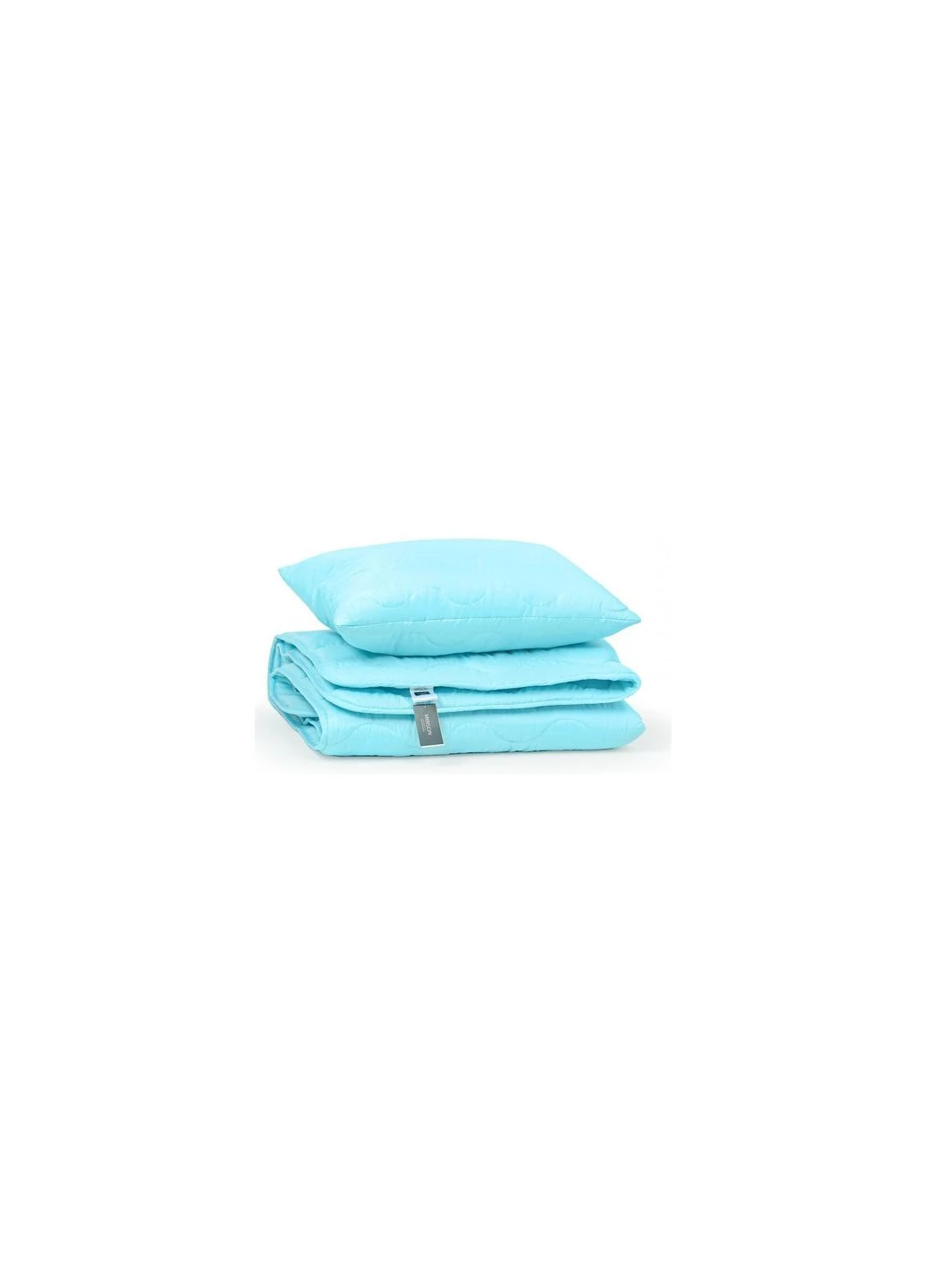 Ковдра Набір вовняний №1676 Eco Light Blue Ковдра 140х205 + подушка (2200002656559) Mirson Набор шерстяной 1676 Eco Light Blue Одеяло 140х205 (379099428)