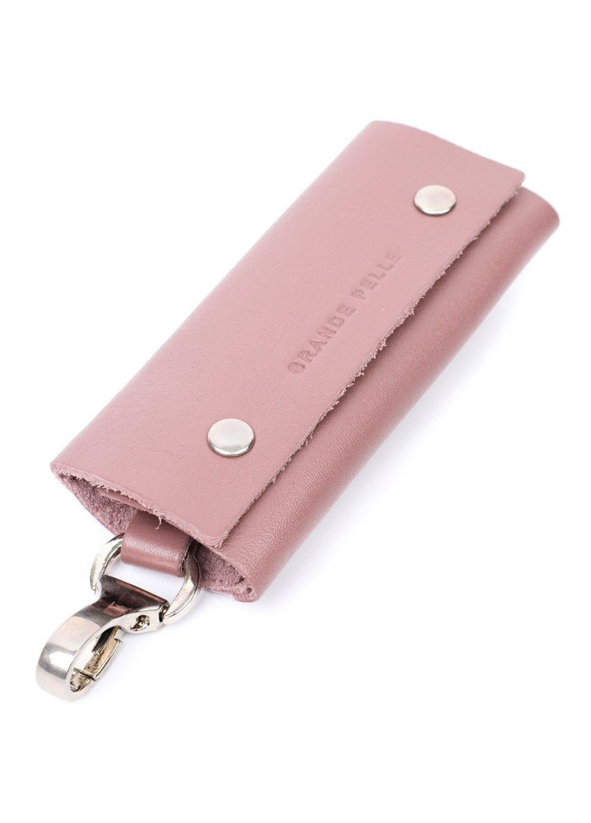 Очаровательная женская кожаная ключница на кнопках 11641 Grande Pelle (329148277)