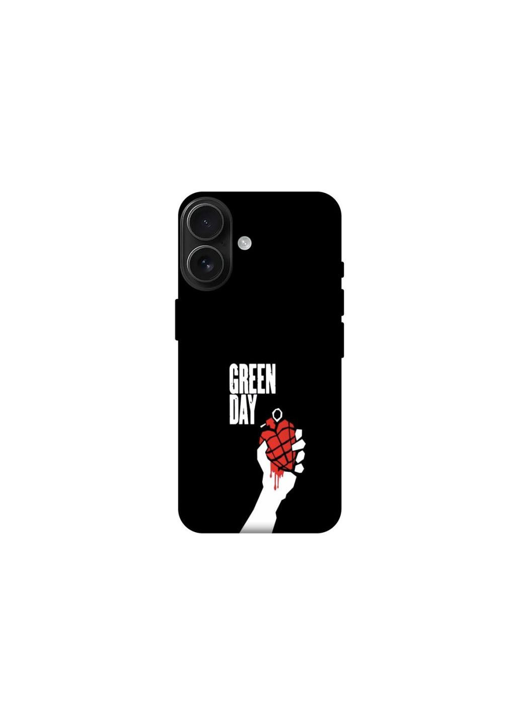 Чохол на Apple iPhone 17 (6.3") Green Day logo Frontalka (361339330)
