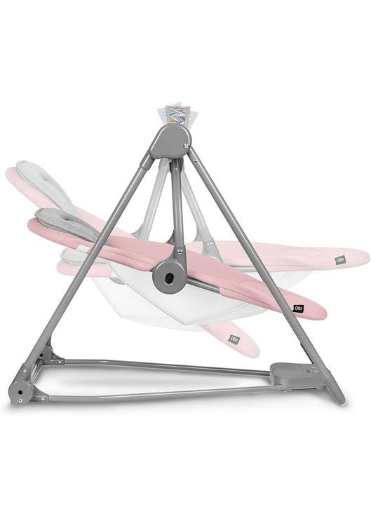 Кресло-качели Otto Pink Baby с игровой дугой, розовое () Lionelo LO-OTTO PINK BABY (328394148)