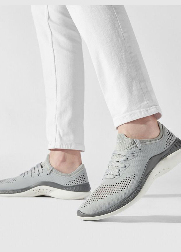 Светло-серые крокс literide 360 крокс кроссовки лайтрайл 360 Crocs