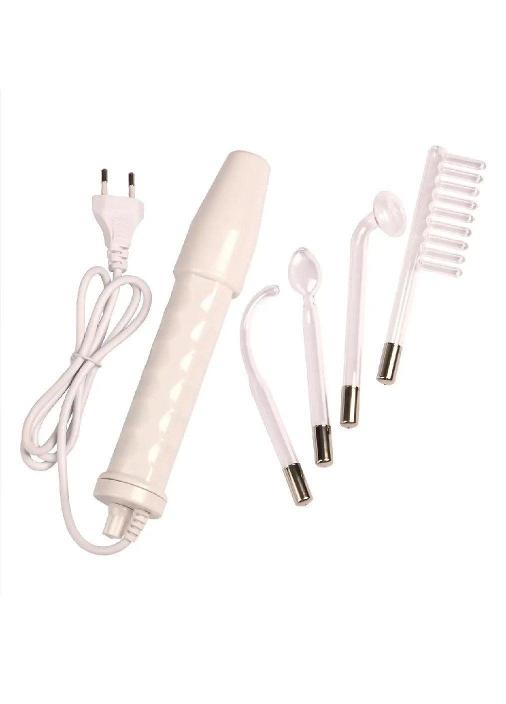 Дарсонваль высокочастотный аппарат для ухода за кожей лица волосами с регулятором напряжения насадками 4 штуки (479714-Prob) Unbranded (322953348)