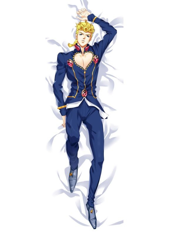 Дакiмакура 150 х 50 см Джорно Джованна Причудливые приключения Джоджо обнимашка Подушка со съёмной нав Viva (346056508)