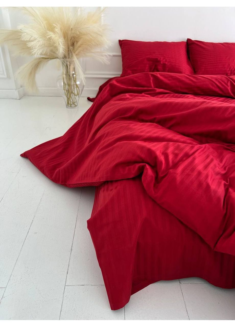 Комплект постельного белья полуторный No Brand страйп (370864747)