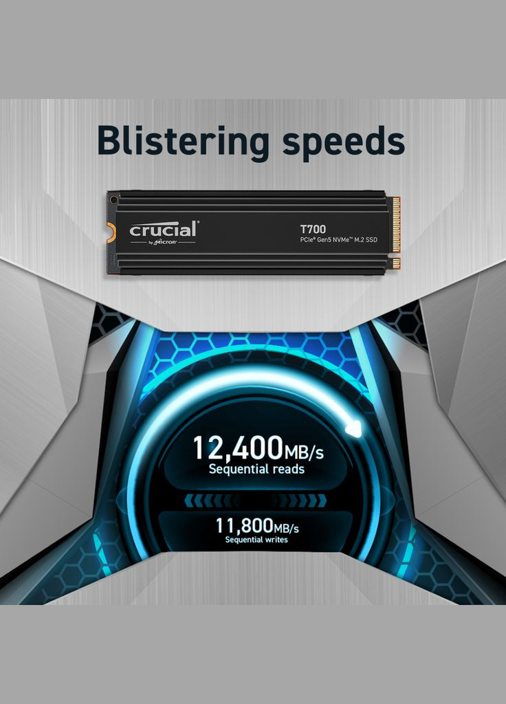 Накопитель SSD M.2 2280 2TB T700 (CT2000T700SSD5) Micron (304255281)