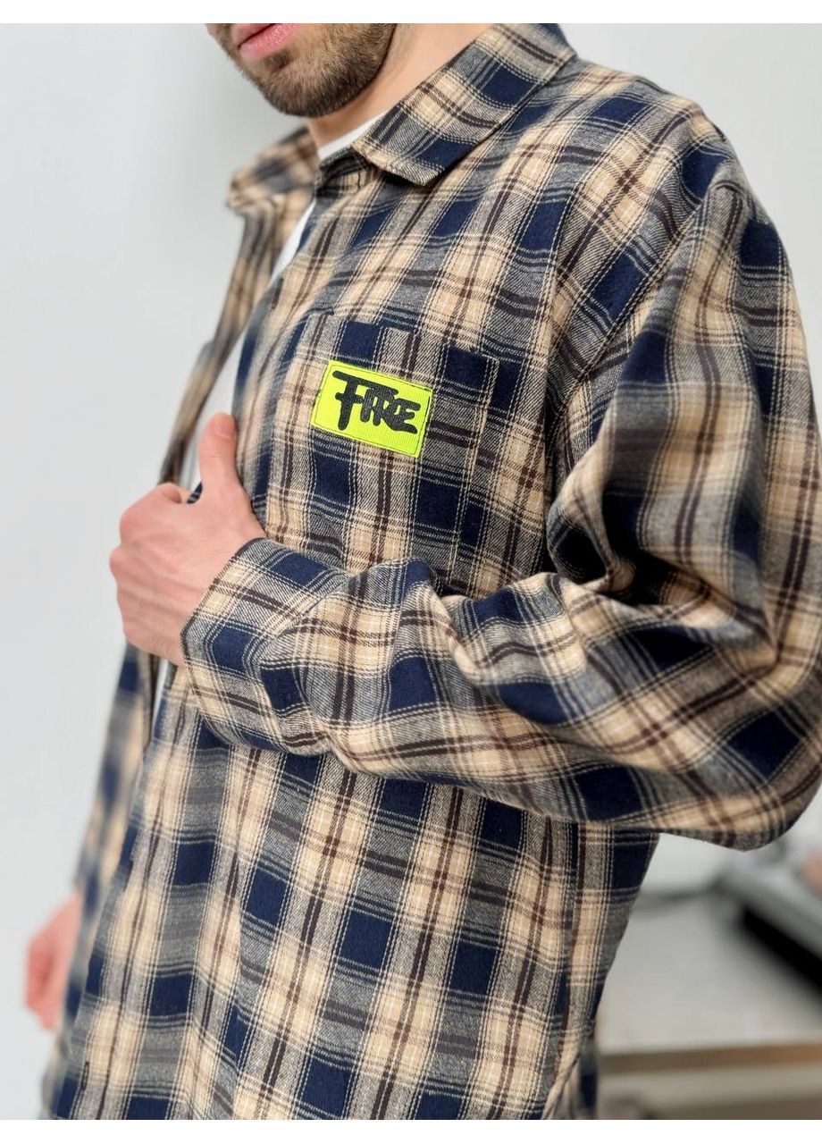 Сорочка чоловіча з тіар діагоналі — легка, стильна та приємна до тіла (заміри в описі) GD/GL Модний простір (370146973)