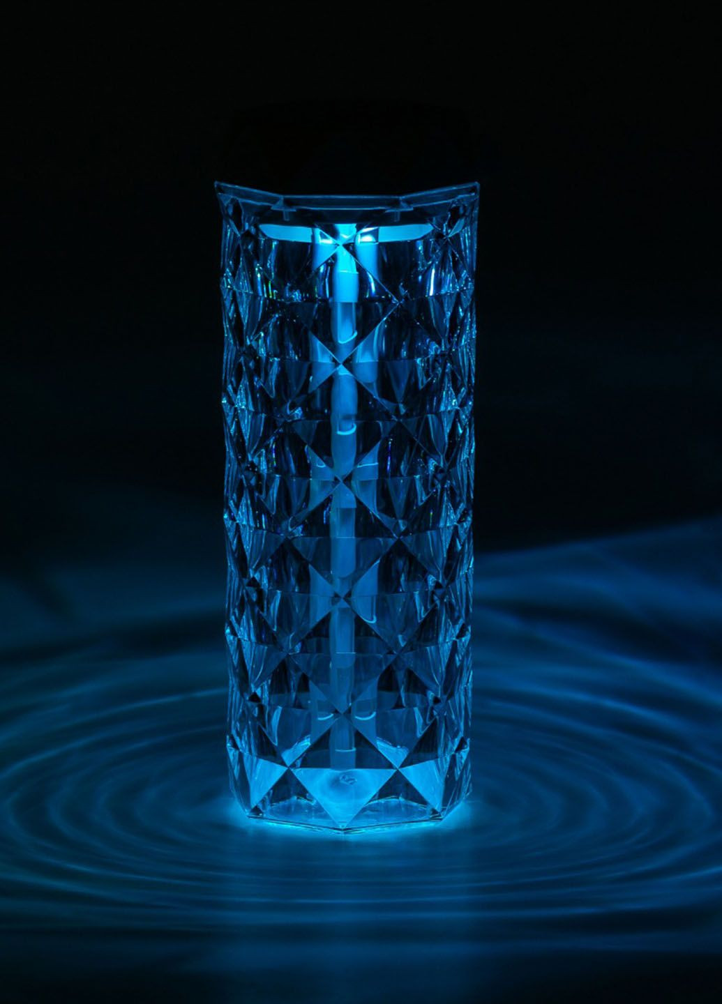 Увлажнитель воздуха ультразвуковой Кристалл Intelligent X6 ночник 8 цветов подсветки 1000 мл Humidifier х6 (285895940)
