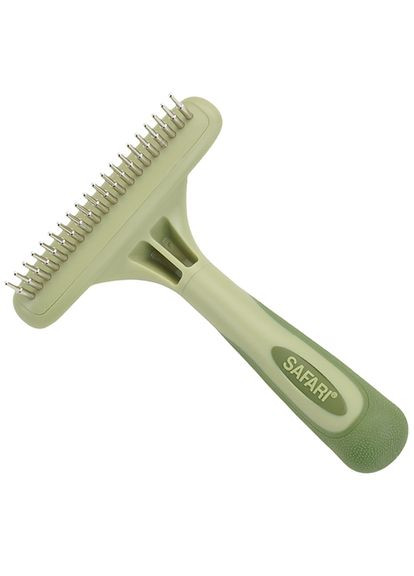 Однорядні граблі для підшерстя собак Dog Rotating Pin Undercoat Rake (76484961939) Safari (279560947)