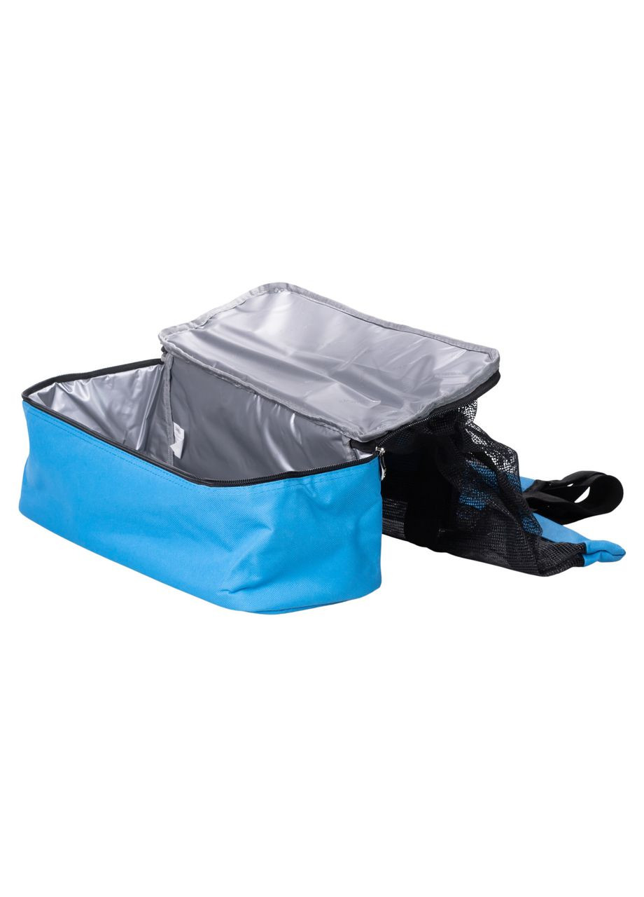 Пляжна сумка холодильник, термосумка на 2 відділення для природи та пікніка 47×15×48 (см) Блакитний HP-14-25BL (A-034760) LUGI (350937648)