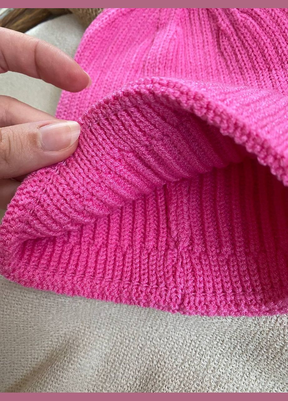 Дитяча рожева шапка для дівчинки Мікі на 2-4роки Talvi Мікк (307496676)