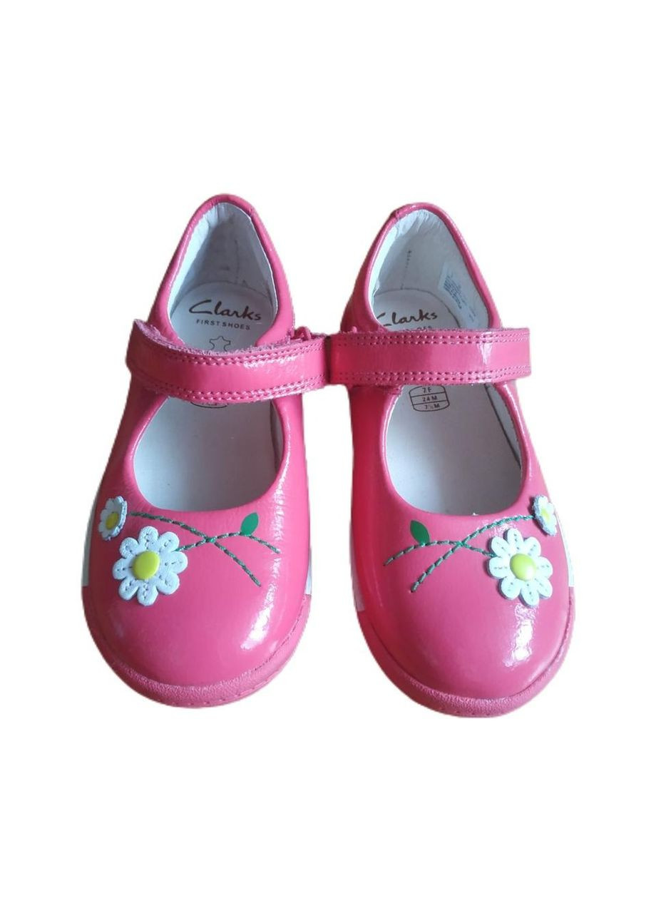 Дитячі туфлі для дівчинки 24 розмір рожеві 192060 Clarks (291838227)