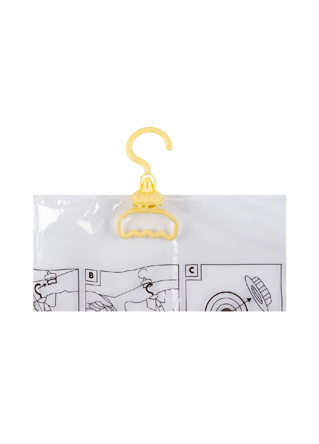 Вакуумный пакет с крючком для одежды 70х104см комбинированный Lidl Livarno home (293964075)