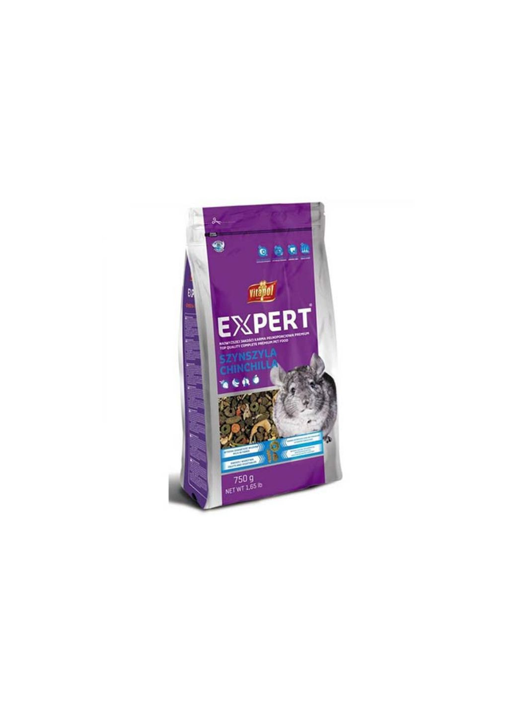 Корм для шиншиллы EXPERT 750 г (5904479001672) Vitapol (327062419)