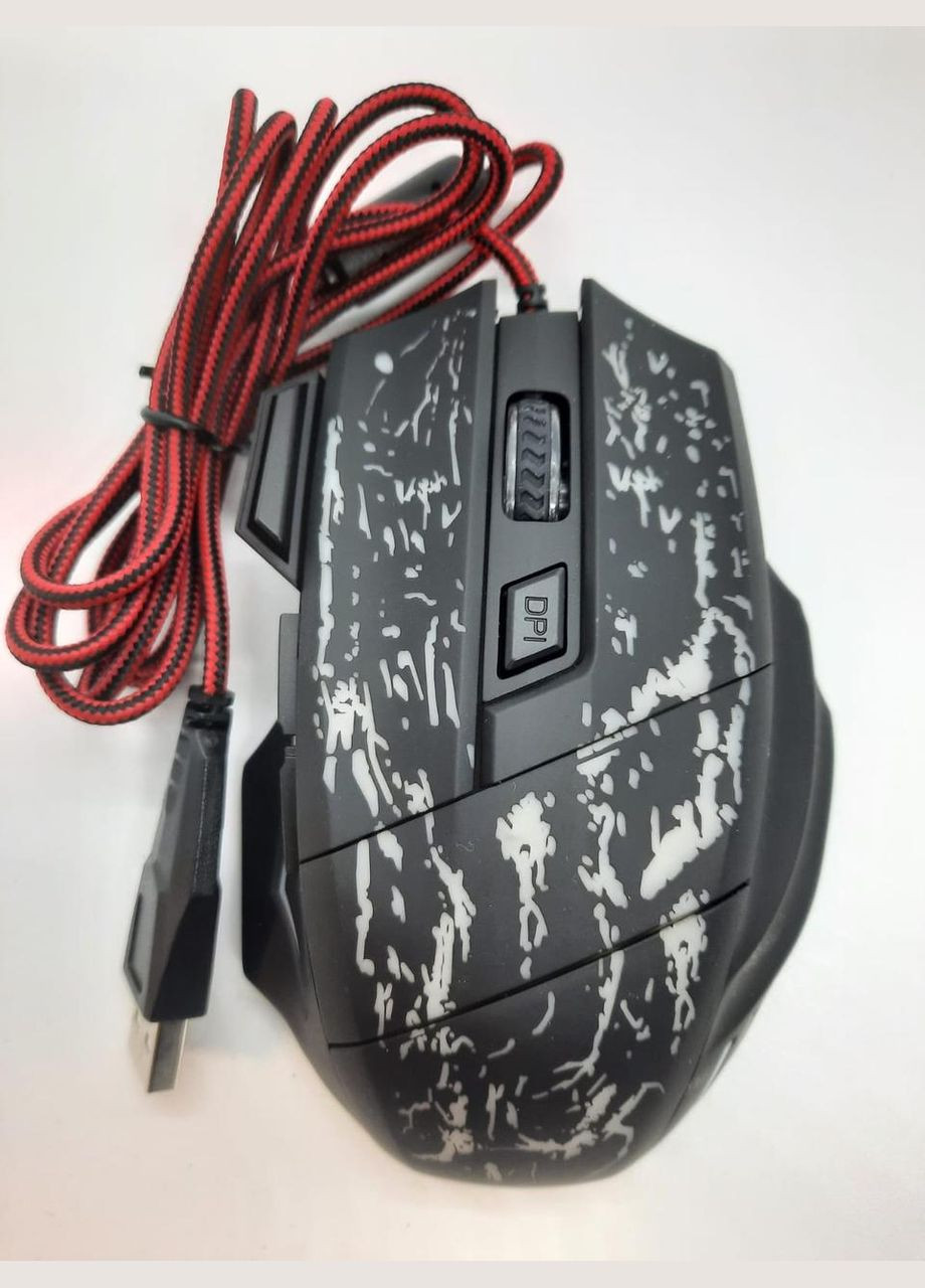 Мышь с RGB-подсветкой J60 125 Hz 6400 DPI Gaming Mouse Black VHG (334305014)