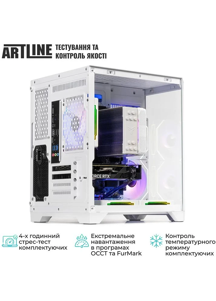 Комп'ютер Gaming X83WHITE Windows 11 Home (X83WHITEv50Win) ARTLINE (344459747)