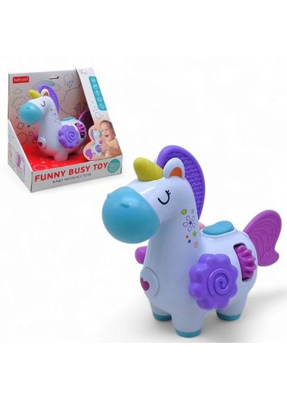 Брязкальце-бізікуб "Єдиноріг", багатофункціональний No Brand (371900271)