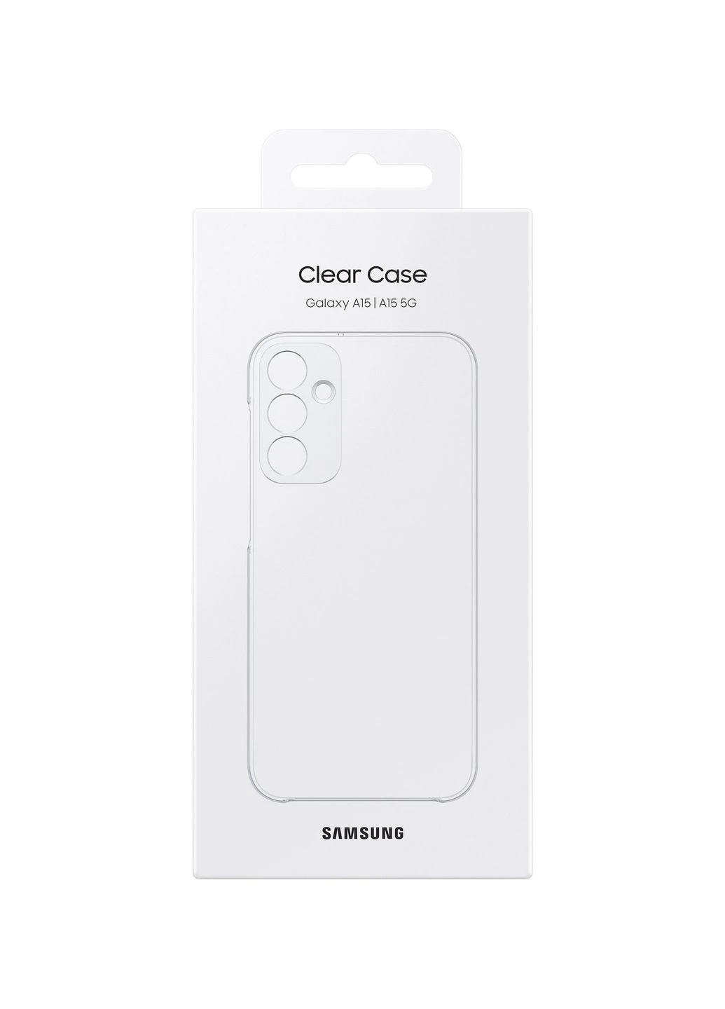 Чехол-накладка Clear Cover для Galaxy A15 SM-A156 Transparent (EF-QA156CTEGWW) Samsung (370622232)