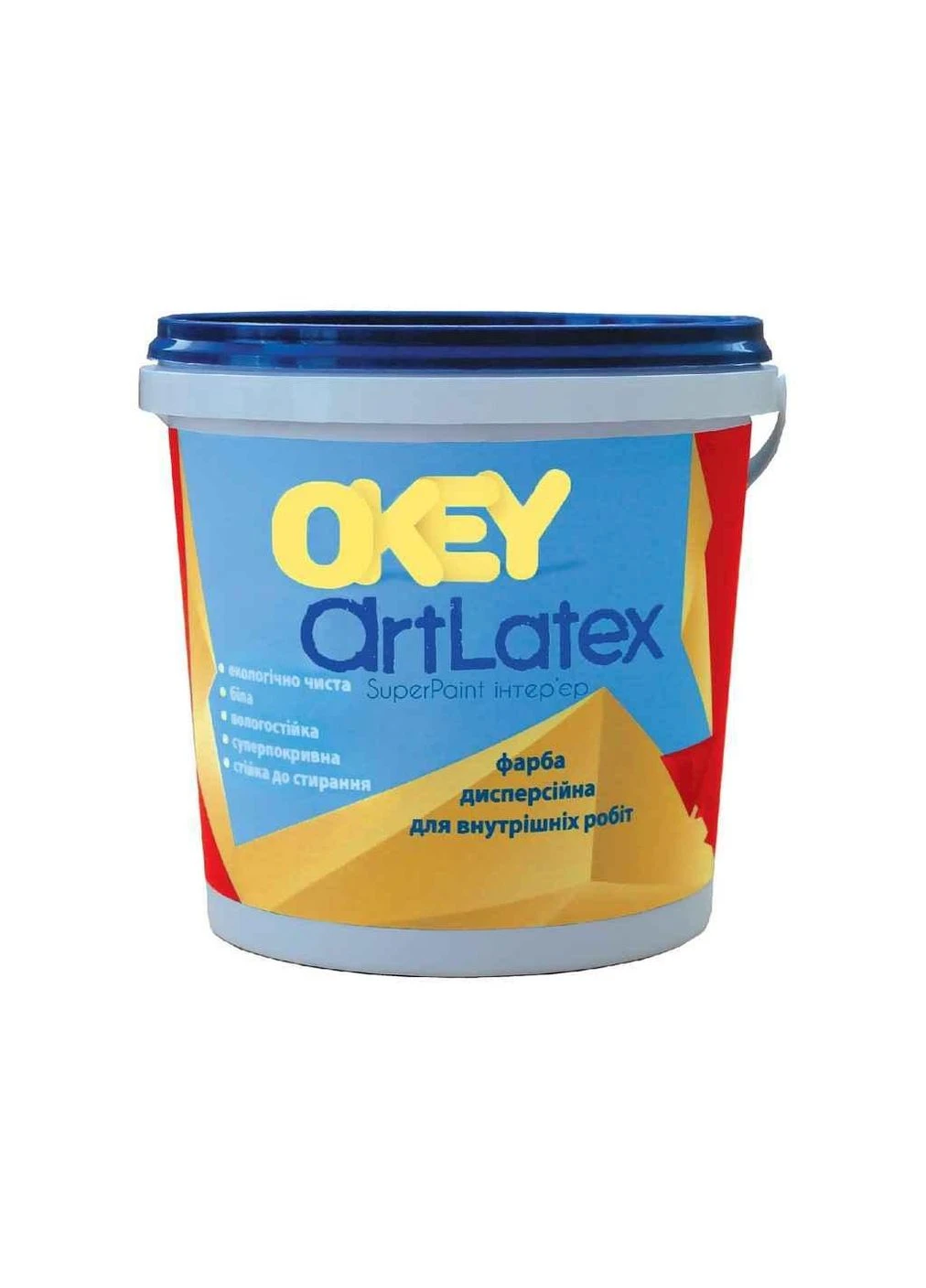 Краска интерьерная для стен и потолка 4,2 кг ArtLatex ТМ OKEY O'Key (315515979)