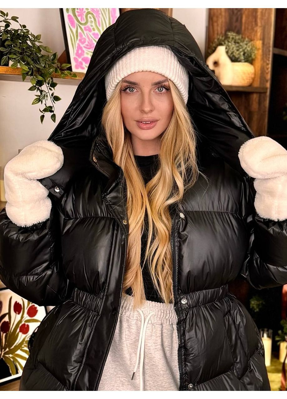 Чорний Пуховик No Brand