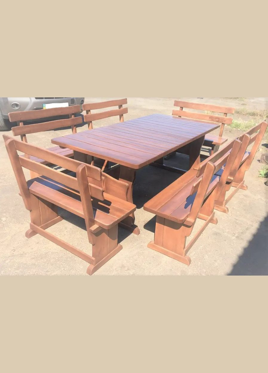 Садовая мебель из березы 2000х1000мм Home (315800349)