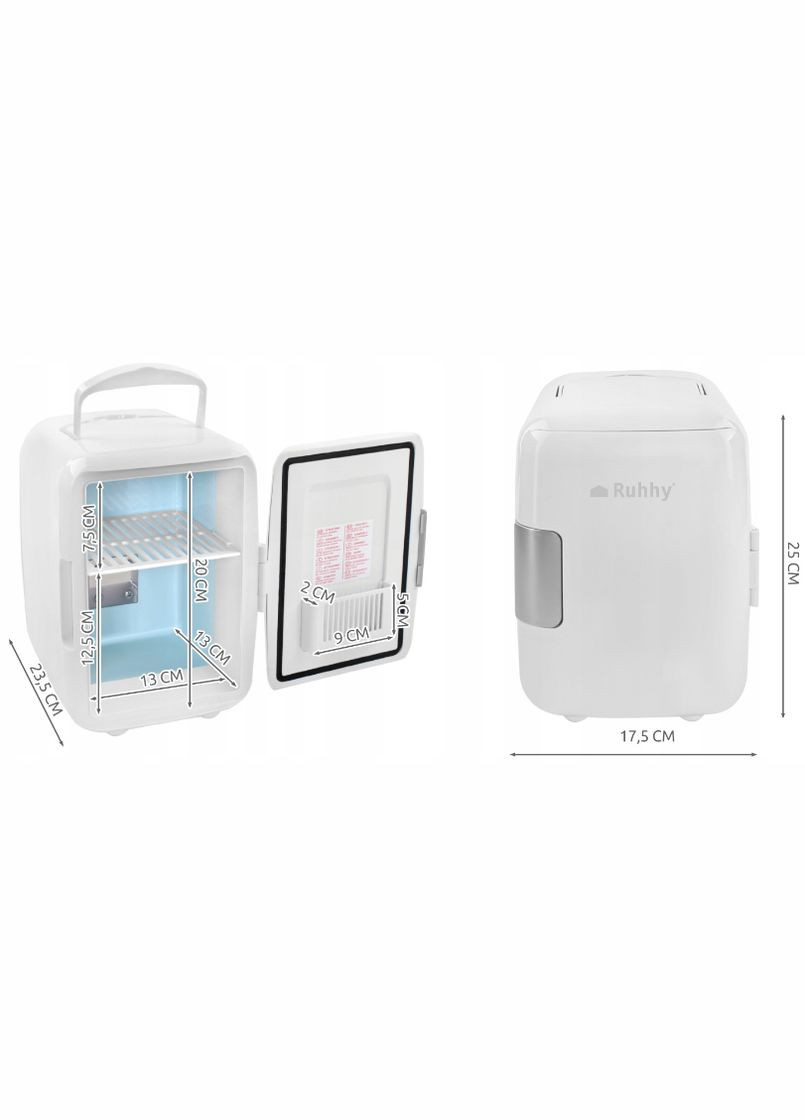 Автохолодильник 2в1 12V 30Вт 4л білий (Польща) RUHHY (337342426)