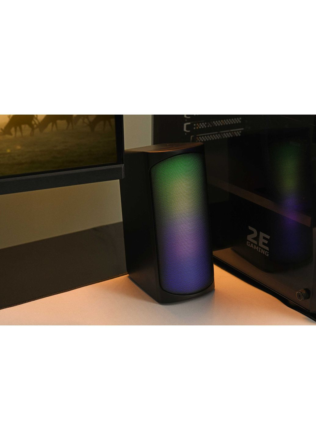 Акустична система -PCS231BK PCS231 RGB Matrix, 2.0, USB, Black 2E (361965384)