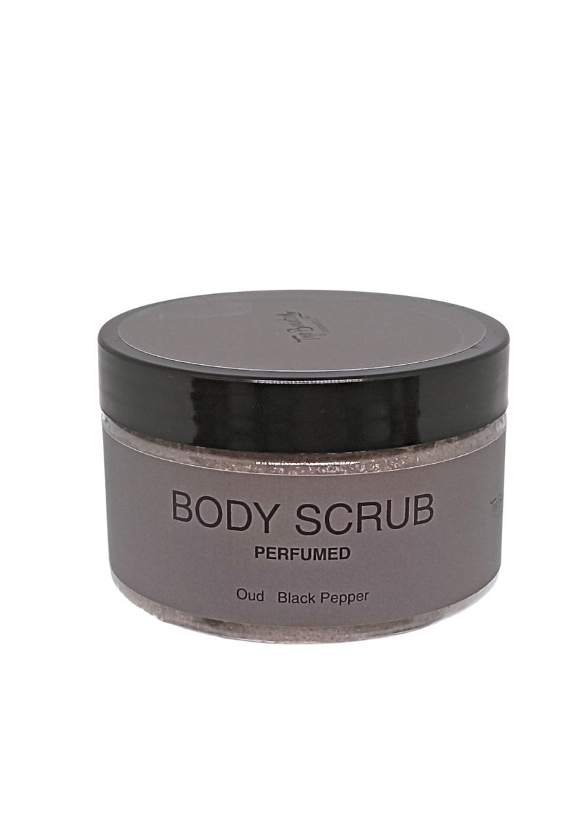 Скраб для тіла цукровий парфумований "Уд - Чорний перець" 250 мл Top Beauty (367990709)