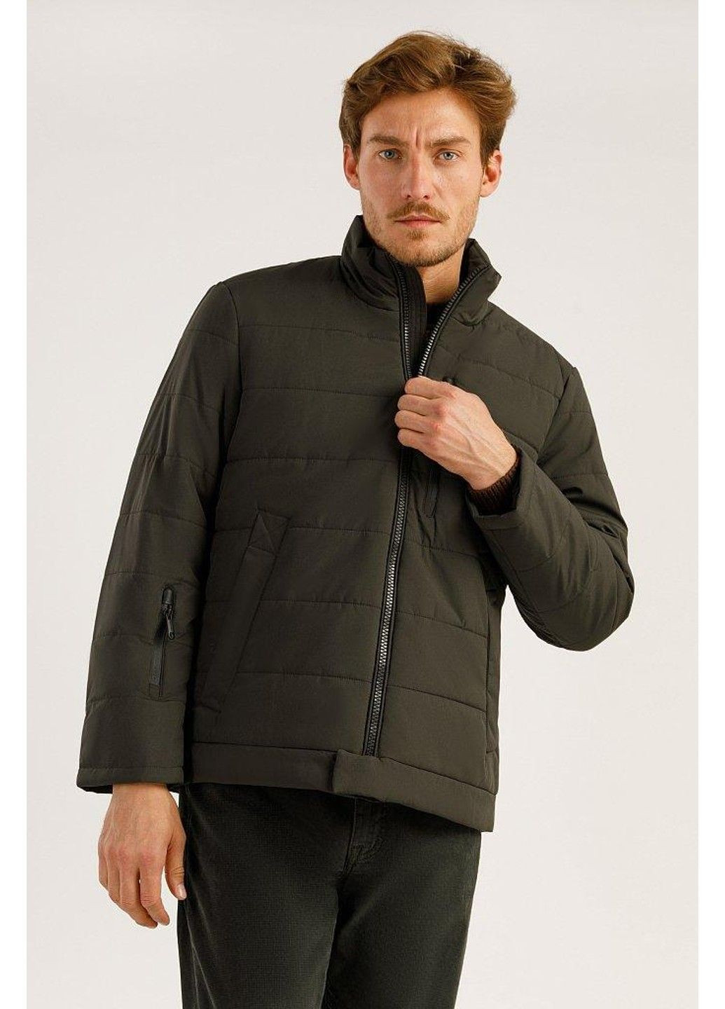 Зелена демісезонна куртка a19-42014-202 Finn Flare