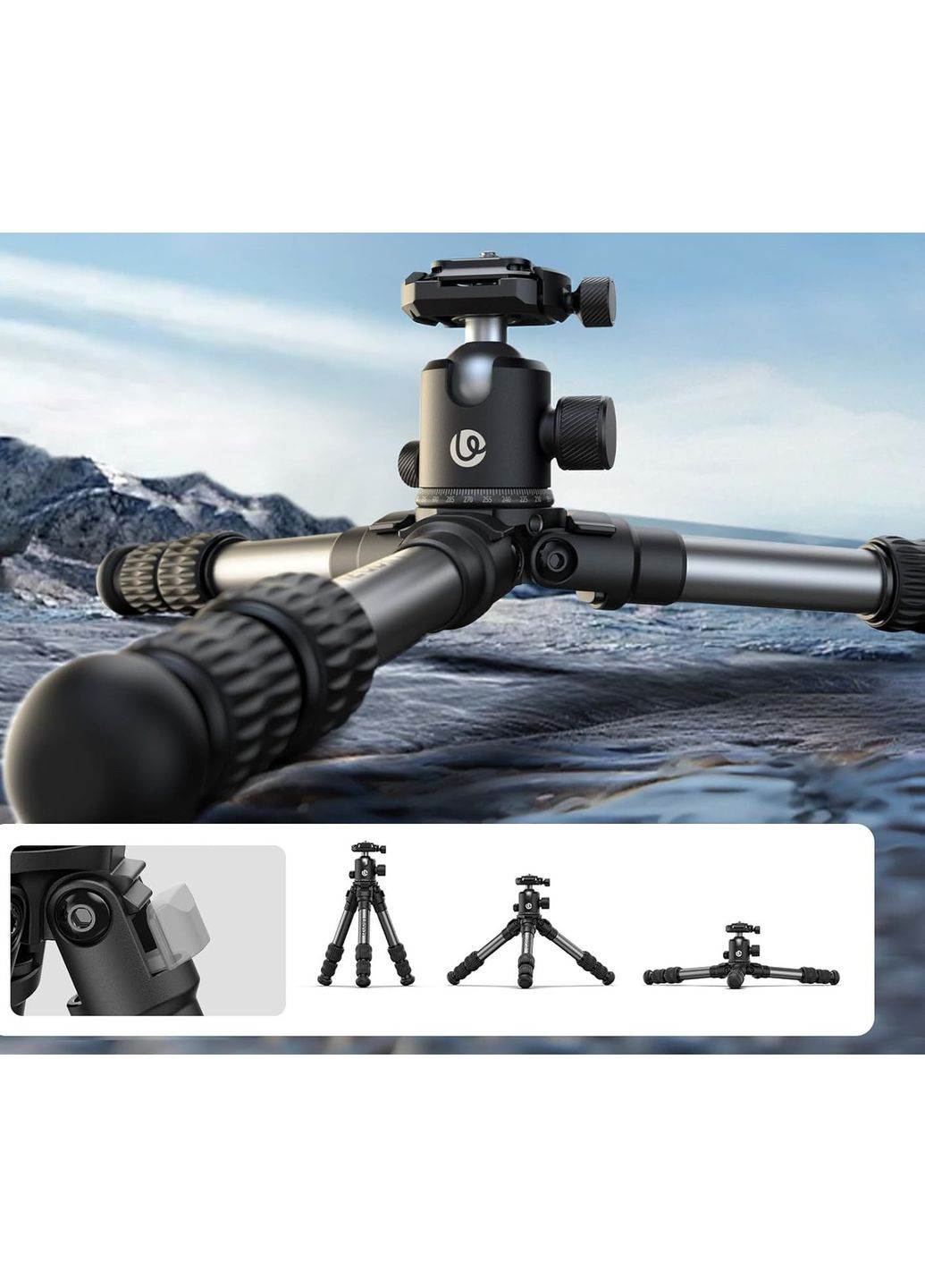 Штатив компактный для путешествий 13-44см TT30 Ulanzi (366819922)