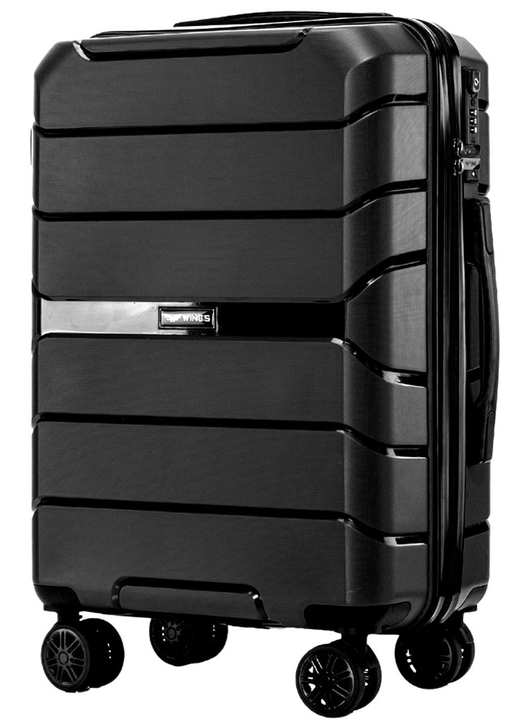 Чемодан полипропиленовый малый 55 см Wings PP06 (366737655)