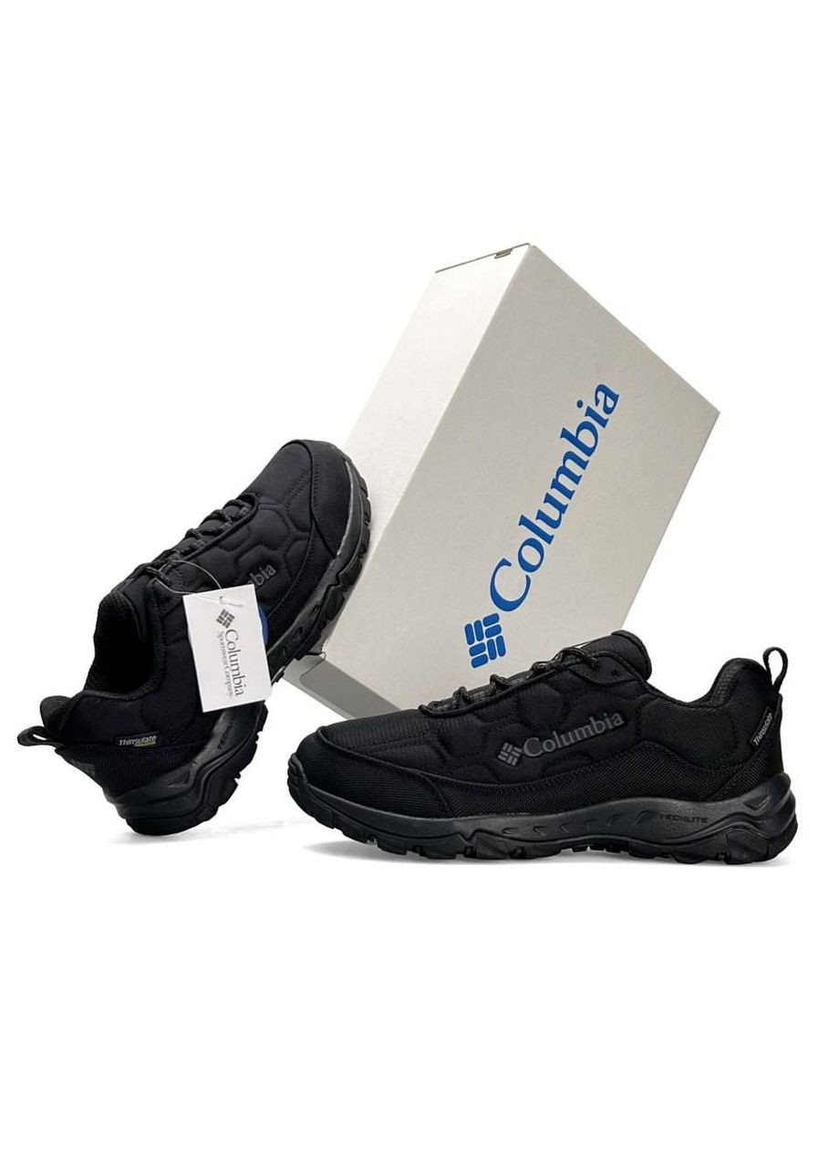 Черные демисезонные кроссовки мужские columbia firecamp iii gtx all black No Brand Firecamp III Waterproof All