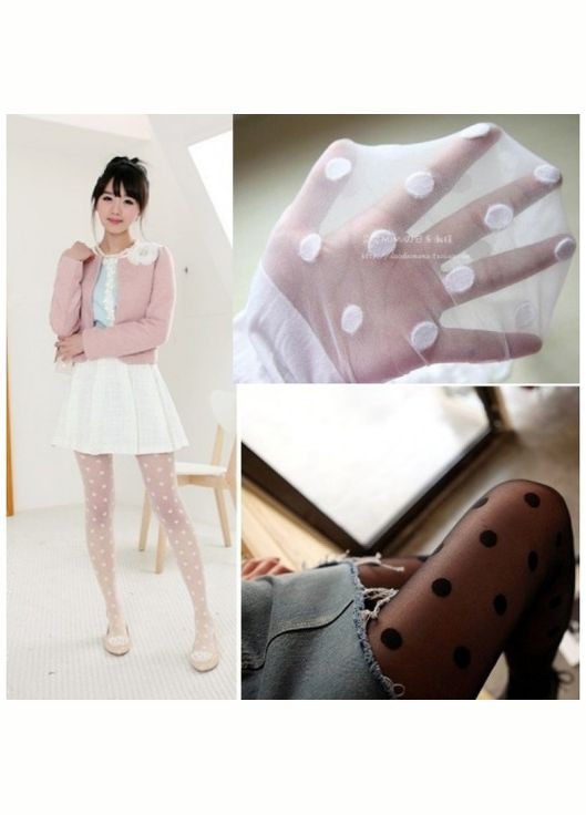 Колготи в горошок, ультратонкі, жіночі капронові колготки, розмір 36-39, два кольори No Brand (341828279)