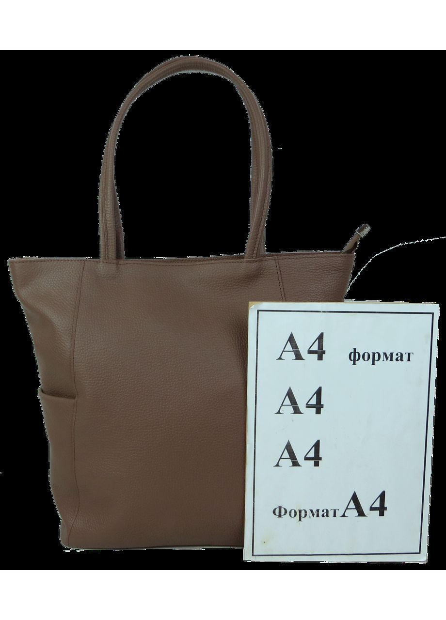 Жіноча шкіряна сумка на двох ручках, Україна коричнева Borsacomoda (360893865)