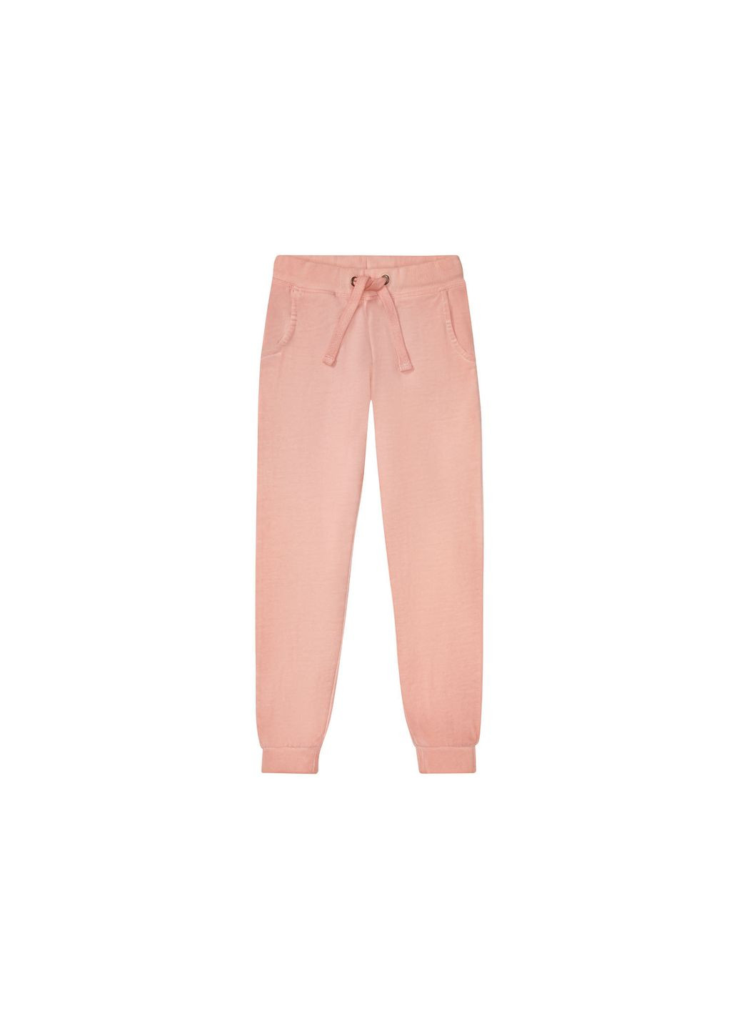 Спортивні штани джоггери двунитка для дівчинки 363661 рожевий Pepperts (267721678)