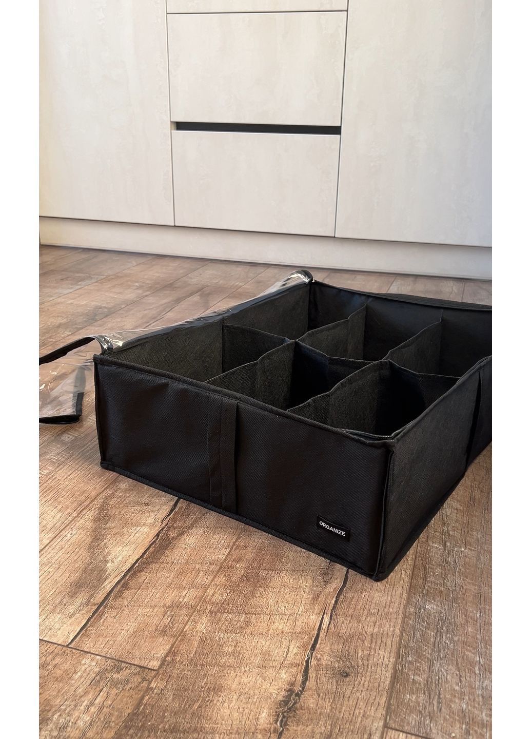 Органайзер-коробка для обуви на 6 пар до 39 размера 53*40*15 см (белый) Organize (356473652)