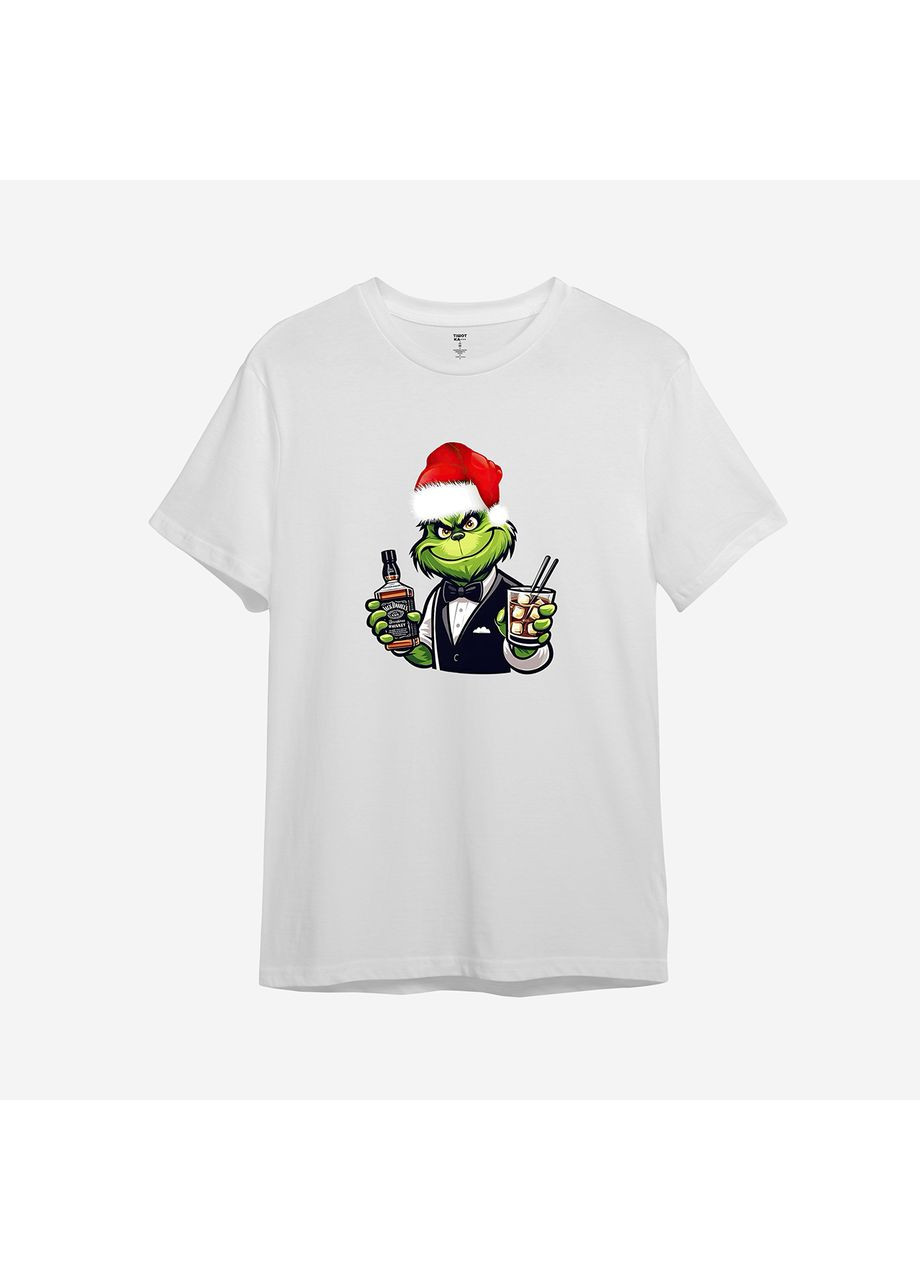 Новогодняя футболка с принтом "Пьяный дух Рождества". Гринч (10718482252) ТiШОТКА - (368569804)