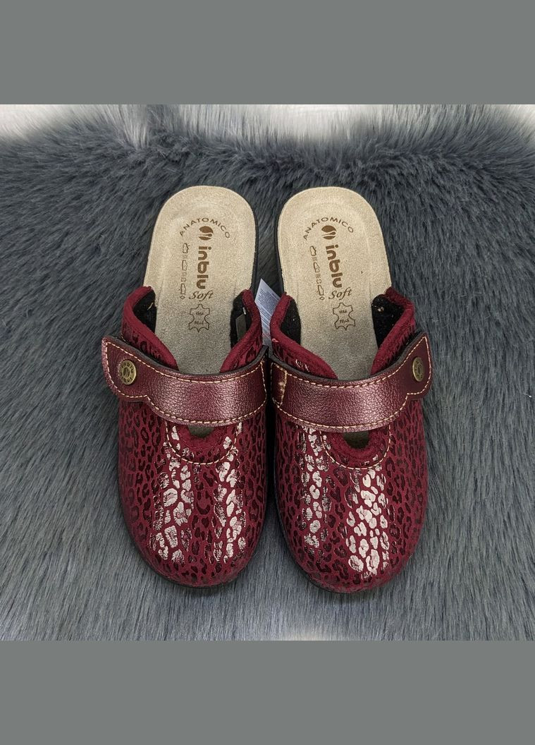 Тапочки домашні жіночі велюрові з липучкою Inblu (311503830)