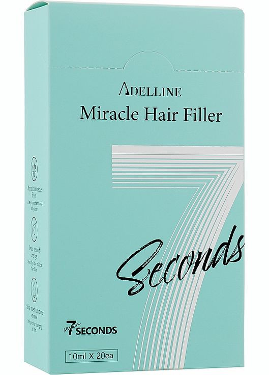 Филлер для гладких и шелковистых волос 7 Seconds Miracle Hair Filler 20x10ml (950676-31150) Adelline (368610054)