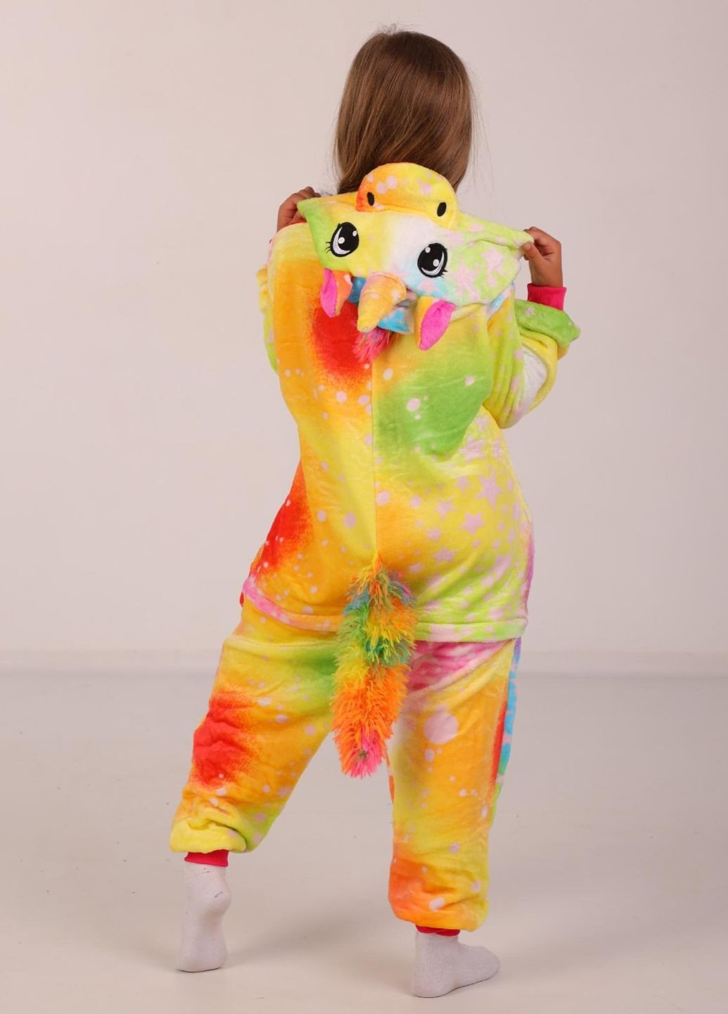 Кігурумі дитяче єдиноріг зі зірками піжама плюшева з капюшоном і хвостиком My Kigu (365063641)