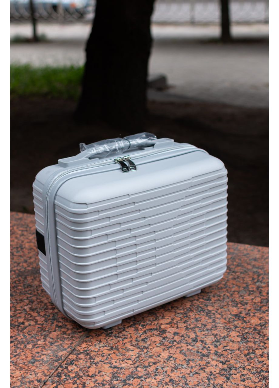 Кейс на чемодан полипропилен 100% MSB, цвет серый No Brand 008 (361318337)