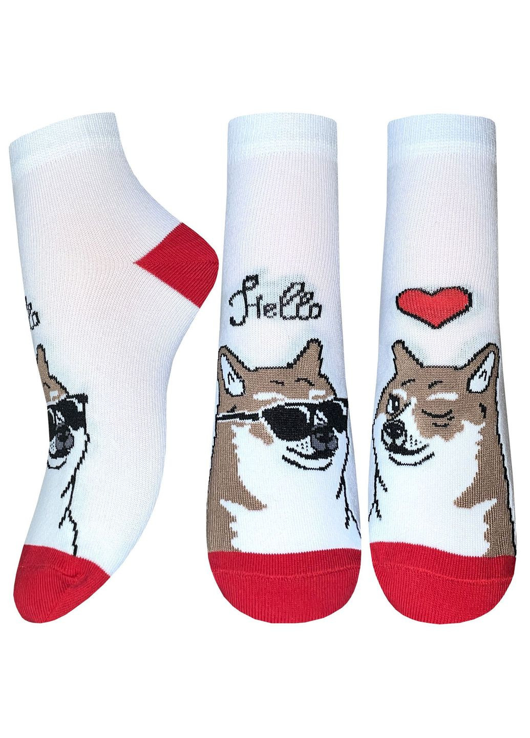 Белые носки женские 5581 23 белый Легка Хода (330827519)