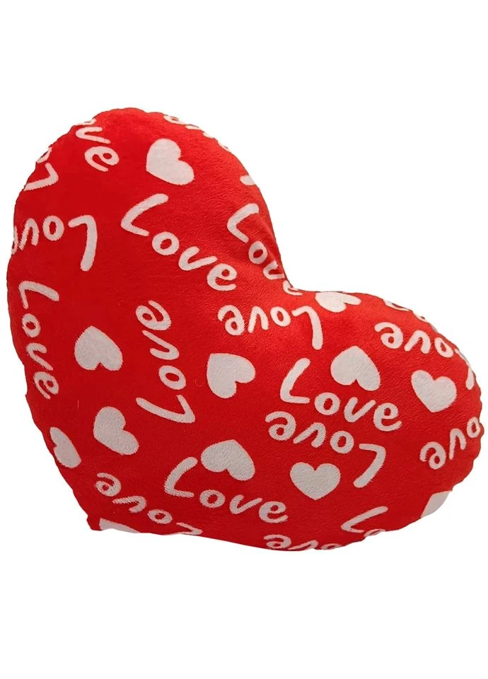 Дитяча м'яка іграшка сердечко LOVE гіпоалергенна 40 см червона Сувенір-Декор (393471664)