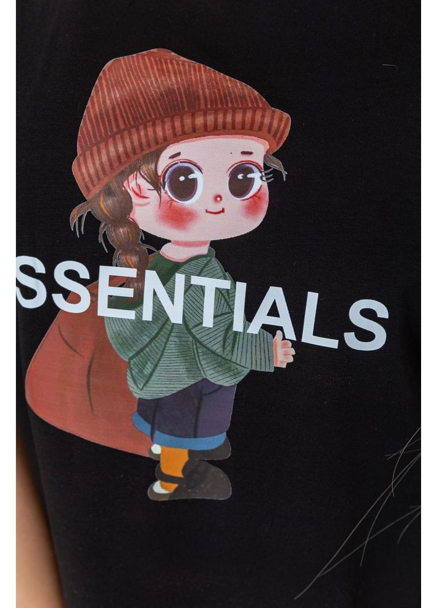 Женская футболка с принтом, 221R3016 Ager - (360858181)