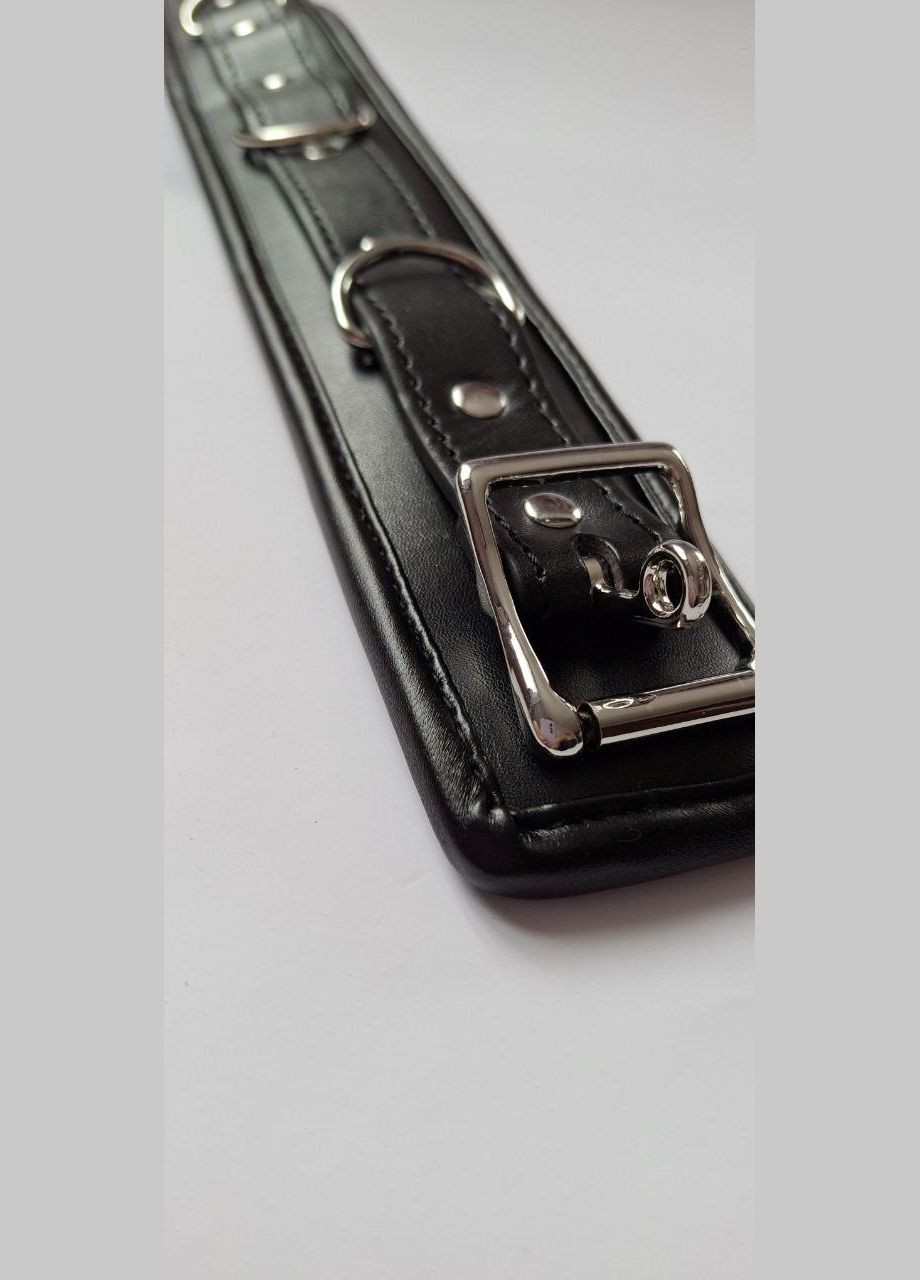 Нашийник Rouge Garments BDSM 3 D Ring, чорний Unbranded (314477870)