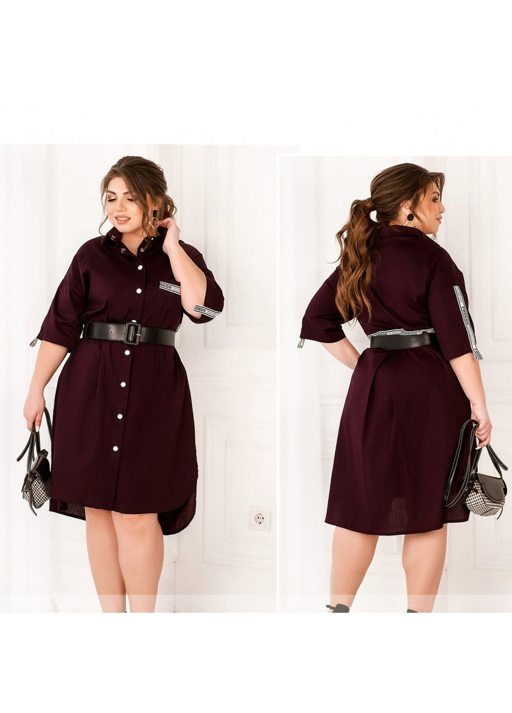 Темно-вишневое платье Liton