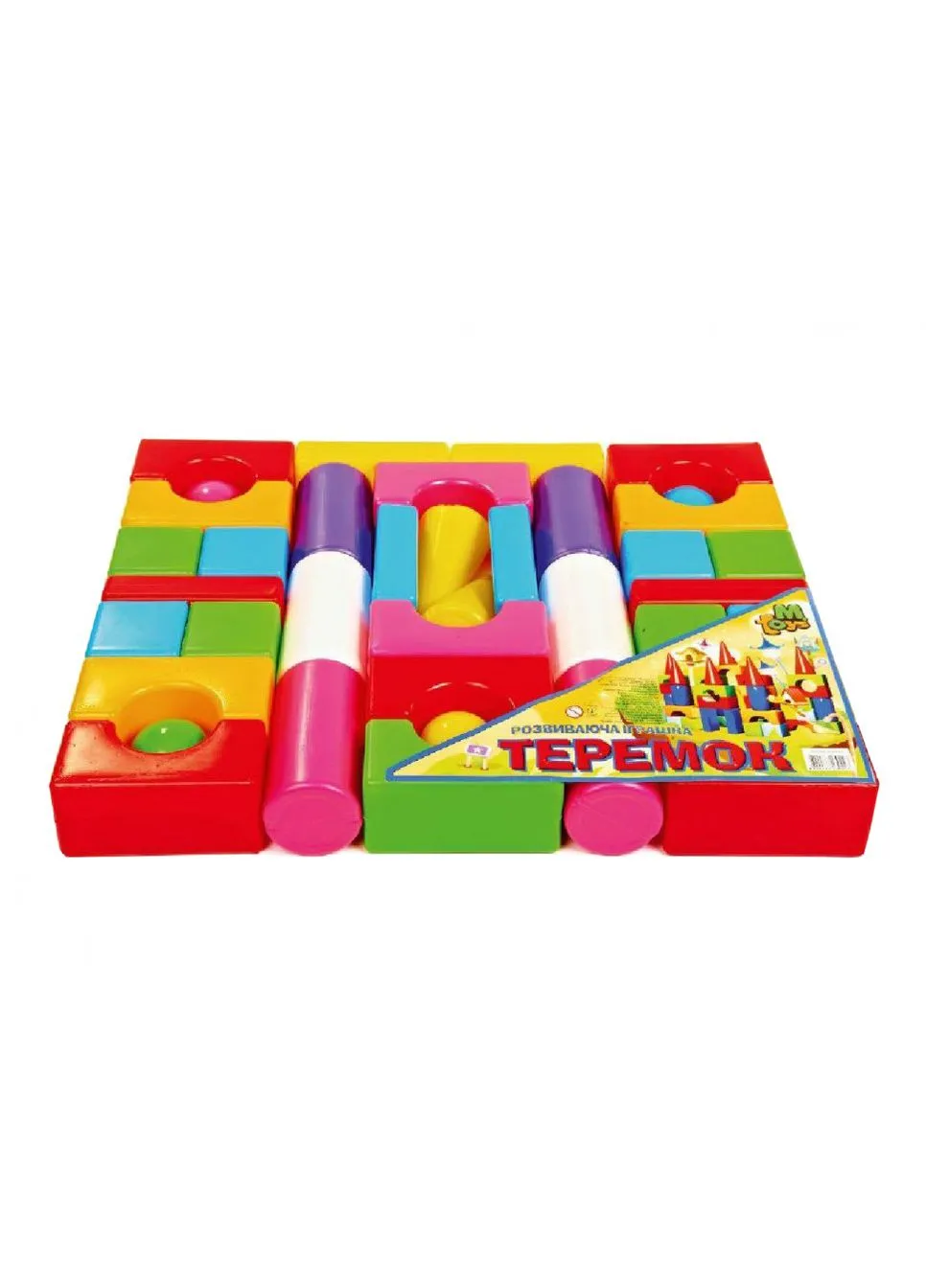 Дитячий конструктор Теремок "Великий" 08073 з блоків Mtoys (389142448)