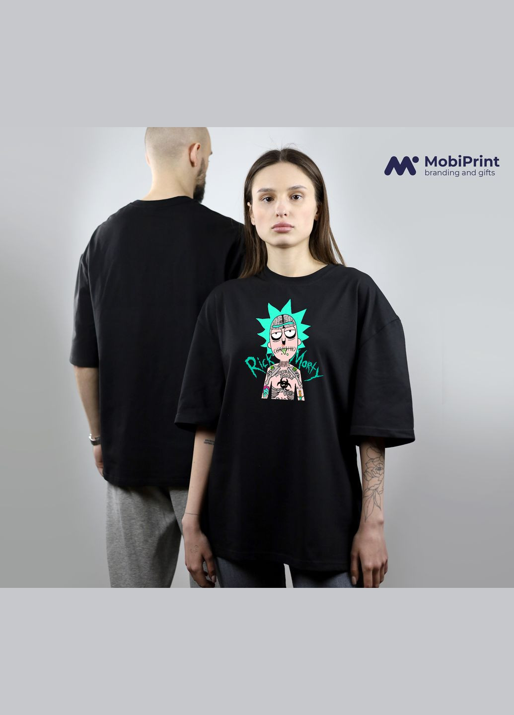 Футболка оверсайз Морті Сміт Рік та Морті (Morty Smith Rick and Morty) MobiPrint (293944069)