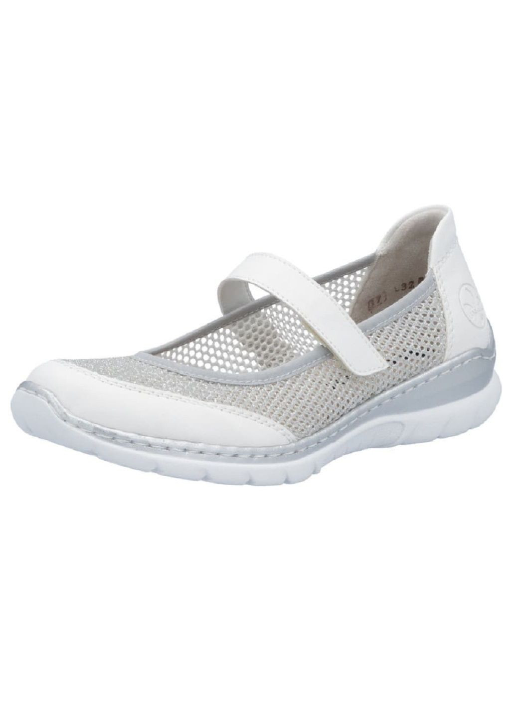 Rieker Туфли белый з текстиль, германия — лето (328917212)