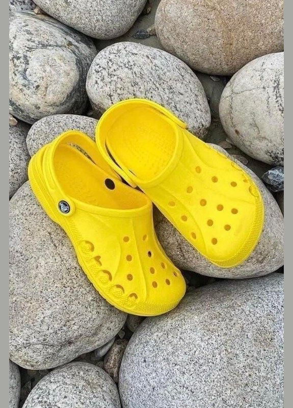 Желтые clog крокс бая клог Crocs